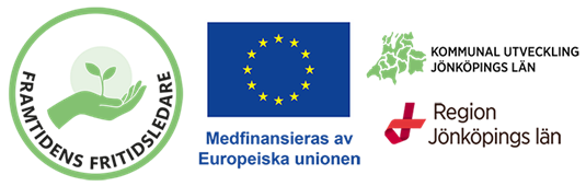 Logotyper för projektet Framtidens fritidsledare