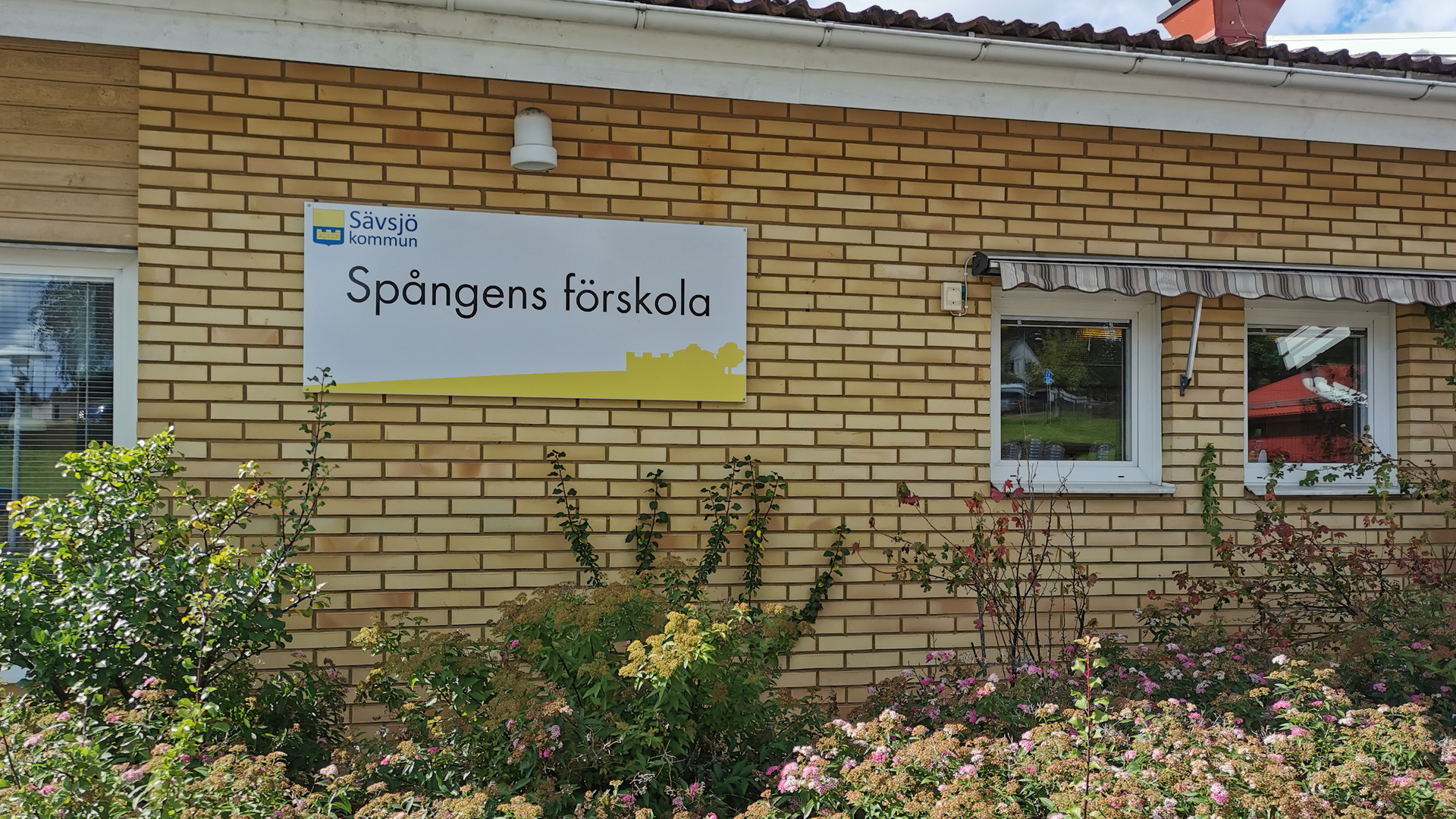 Spångens förskola, exteriör bild.