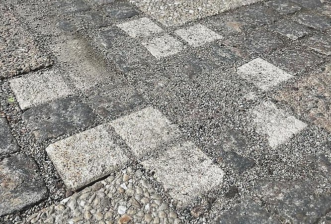 gatsten på torget