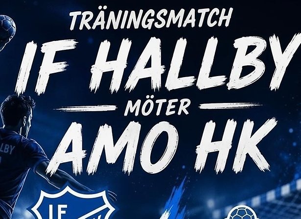 handbollsmatch affisch